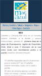 Mobile Screenshot of cabanasmarazul.cl